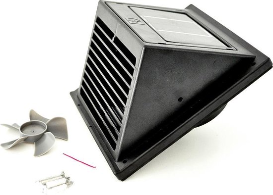 Ventilateur de toit mécanique Turbo 3 noir (taille compacte)