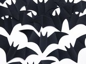 Papieren confetti Bats, 3.7 x 7.5cm (1 zakje met 10 stuks)