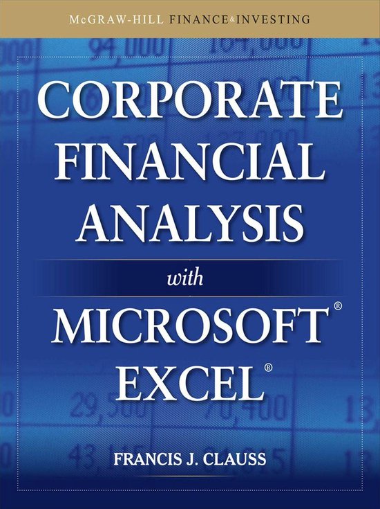 Corporate Financial Analysis with Microsoft Excel - cover