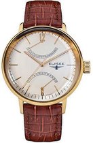 Elysee Classic Edition Ilos - Horloge - Bruin - 42 mm