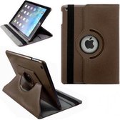 Apple iPad Air 2 Leather 360 Degree Rotating Case Cover Stand Sleep Wake Brown Bruin