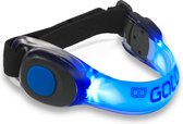 Gato sports - Neon led armband, sportarmband - blauw