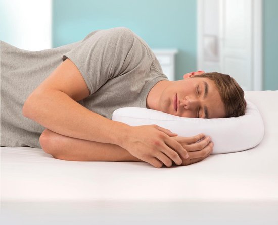 Side Sleeper Pro Air houding corrigerend kussen - zij slaper - hoofdkussen - 42x15x37 cm