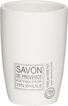 Sealskin Savon De Provence - Tandenborstelbeker vrijstaand - Wit