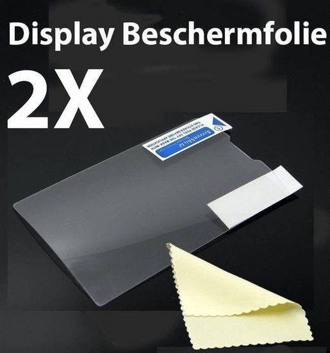 Nokia Lumia 610 screenprotector display beschermfolie 2X