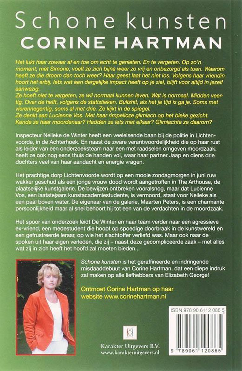 Schone kunsten - back cover
