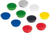 Franken whiteboard - magneten - dia 24mm - assorti gekleurd - doos á 10 stuks