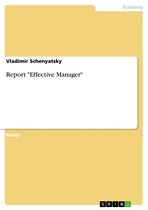 Report 'Effective Manager'