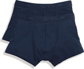 2 pack Fruit of the Loom Classic Boxer Kleur Blauw Maat S