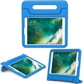 Hoes geschikt voor iPad 2017 / 2018 9.7 inch - Kinder Back Cover Kids Case Hoesje Blauw