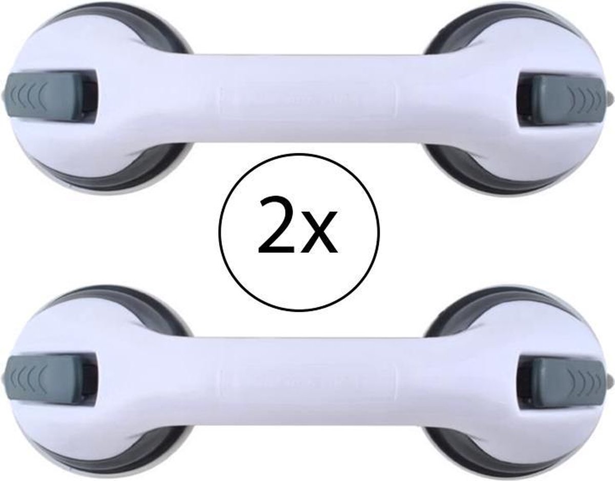 Kunststof wandbeugel 30 centimeter zuignap handgreep