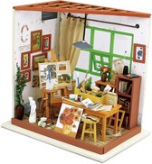 Robotime - DIY Dollhouse Kit-Ada's Studio with LED light - Houten Bouwpakket