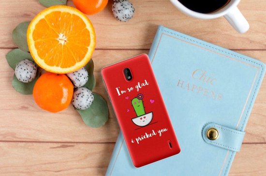 Silicone Gel Case pour Nokia 1 Plus Coque Cactus Glad