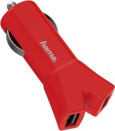 Hama Color Line Auto Rood oplader voor mobiele apparatuur