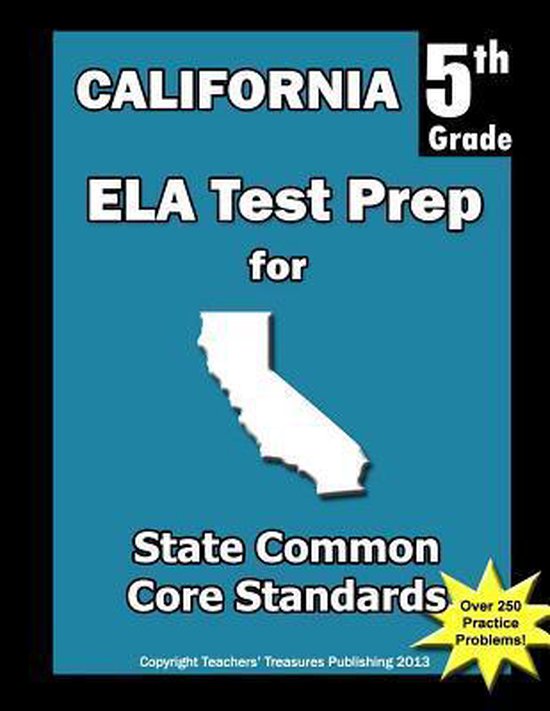 California 5th Grade Ela Test Prep - cover