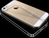 Ultra dun, Anti slip, Schokbestendig siliconen gel volledig transparante hard case geschikt voor iPhone SE / 5/ 5S