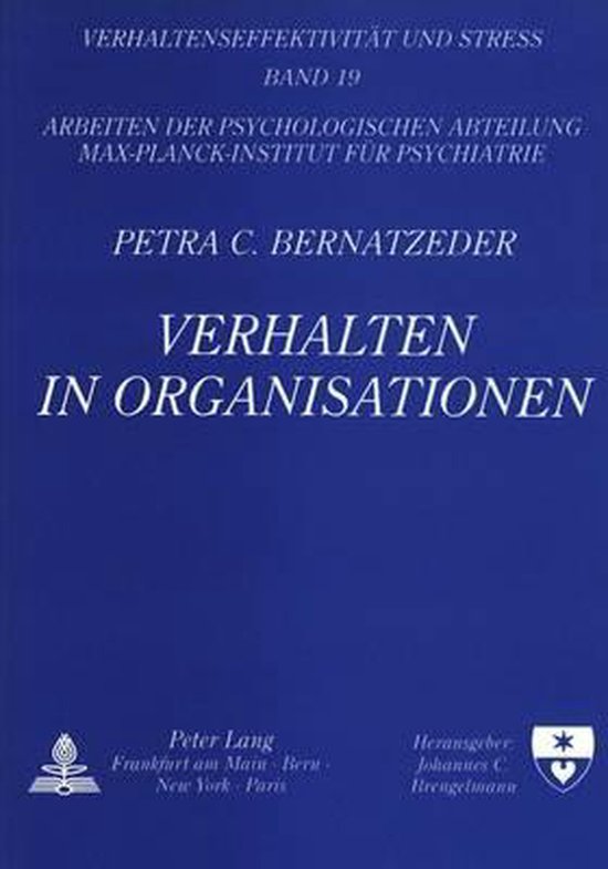 Verhalten in Organisationen - cover