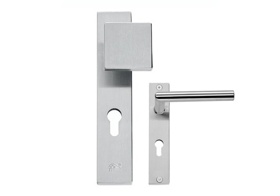 Entra Veiligheidsgarnituur PC92 mm RVS - deurbeslag - complete set | bol.com