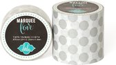 Heidi Swapp Washi Tape Zilver met Stippen - 5.1cm x 2.74 m