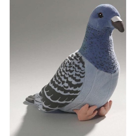 Peluche pigeon bleu peluche 24 cm