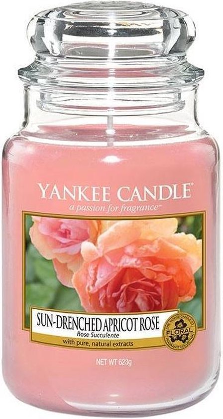 Yankee Candle Sun-Drenched Apricot rose Large Jar