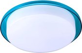Plafondlamp Tray D300 2Xg90/40W Blauw +Opaal