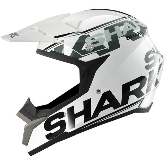 gesmolten Kiezelsteen Voortdurende Shark Crosshelm SX2 Logo White 650 | bol.com