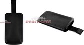 Huawei P8 Lite 2017 Telefoonhoesje Insteek Pouch Cover - Zwart