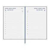 Ryam Agenda 2022 - Memoplan 1 BLAUW Harde Kaft (10cmx15cm)
