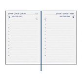 Ryam Agenda 2022 - Memoplan 1 BLAUW Harde Kaft (10cmx15cm)