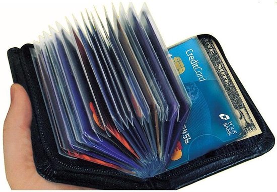 Safe Wallet - Houder 36 pasjes - Blokking |