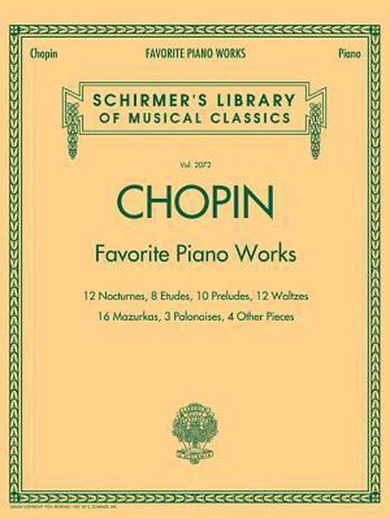 Frederic Chopin Favourite Piano