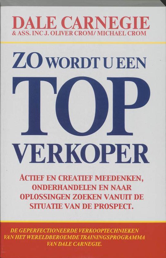 Cover van het boek 'Zo wordt u een topverkoper'