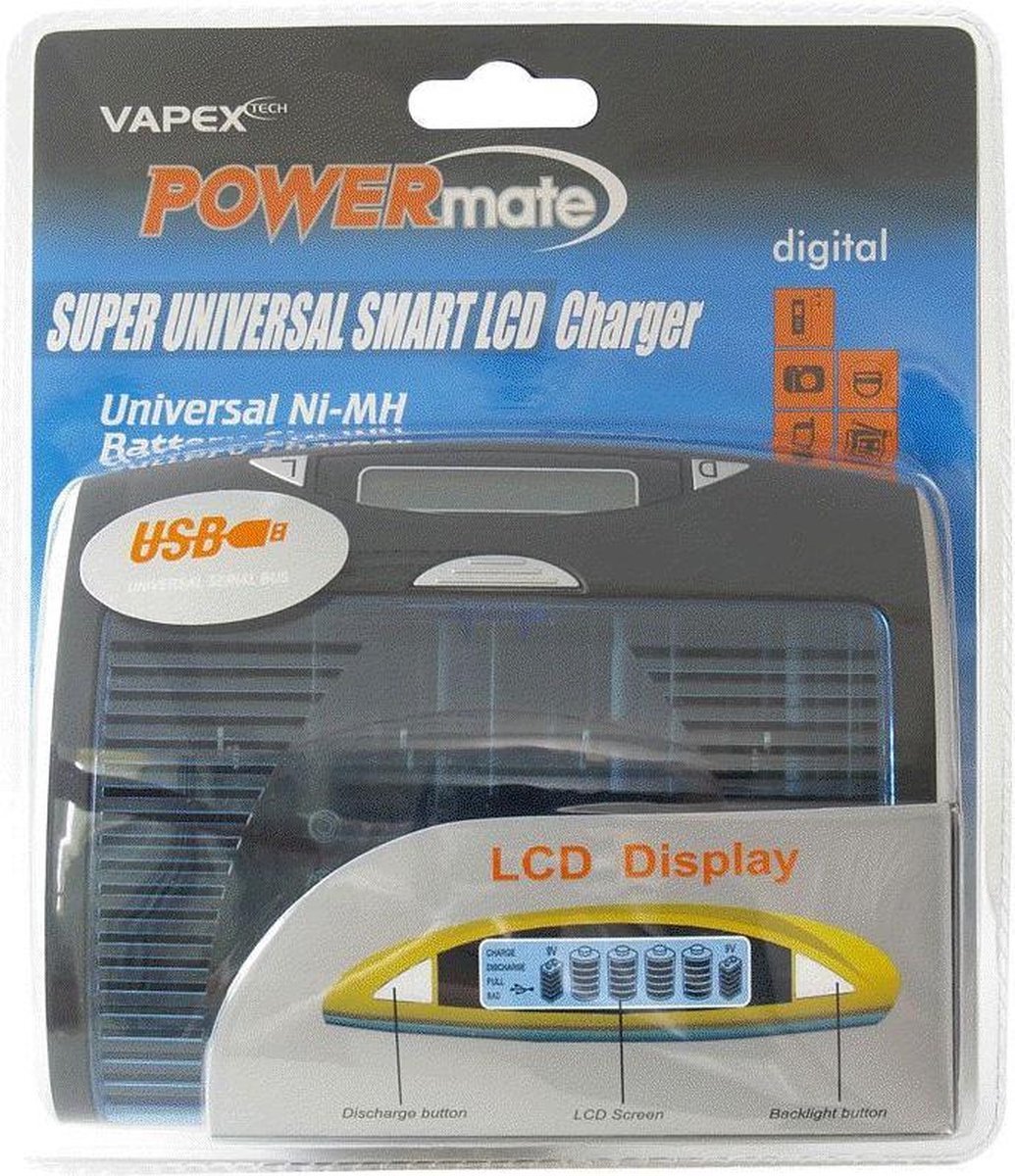Vapex Power Mate Smart LCD Lader