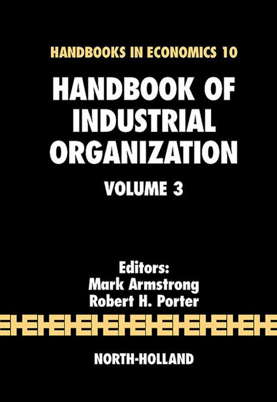 Handbook of Industrial Organization - cover