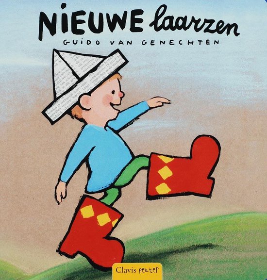 Cover van het boek 'Nieuwe laarzen' van Guido van Genechten