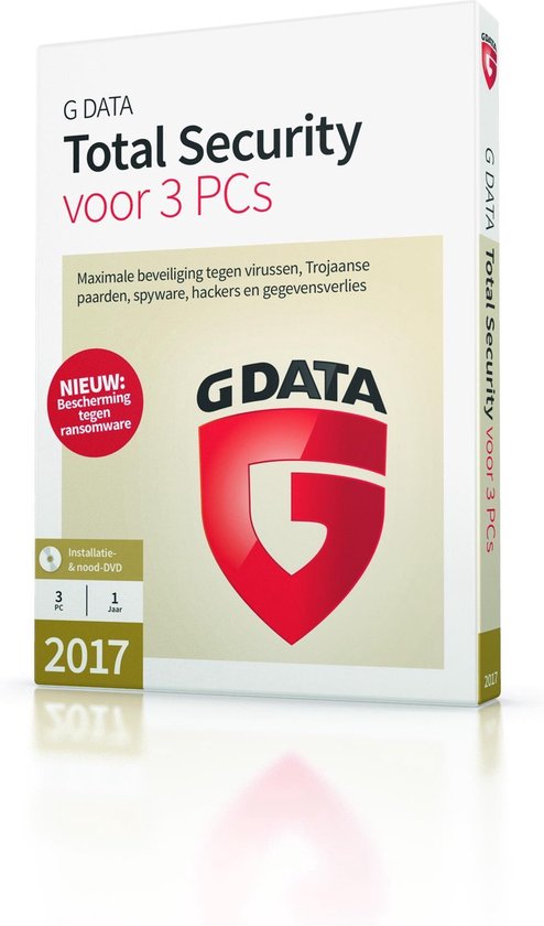 G Data Total Security 2022 5 Geräte G Data Total Security - Nederlands - 3 Apparaten - Windows | bol.com