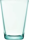 Iittala Kartio Tumbler Glazen Set - Waterglas - Vaatwasbestendige Longdrinkglazen - Watergroen - 40 cl - 2 Stuks