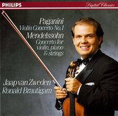 Paganini: Violin Concerto No. 1; Mendelssohn: Concerto for Violin, Piano & Strings
