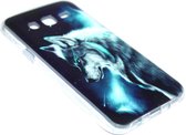 Wolf hoesje siliconen Geschikt Voor Samsung Galaxy J5 (2015)