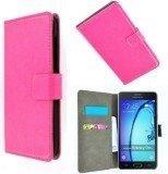 Samsung Galaxy On5 Wallet bookcase hoesje P Roze