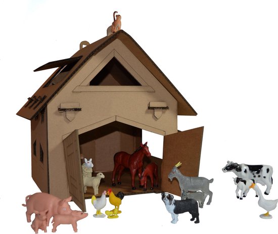 Goki Houten Boerderijdieren, 6dlg. online kopen? | Speelgoed