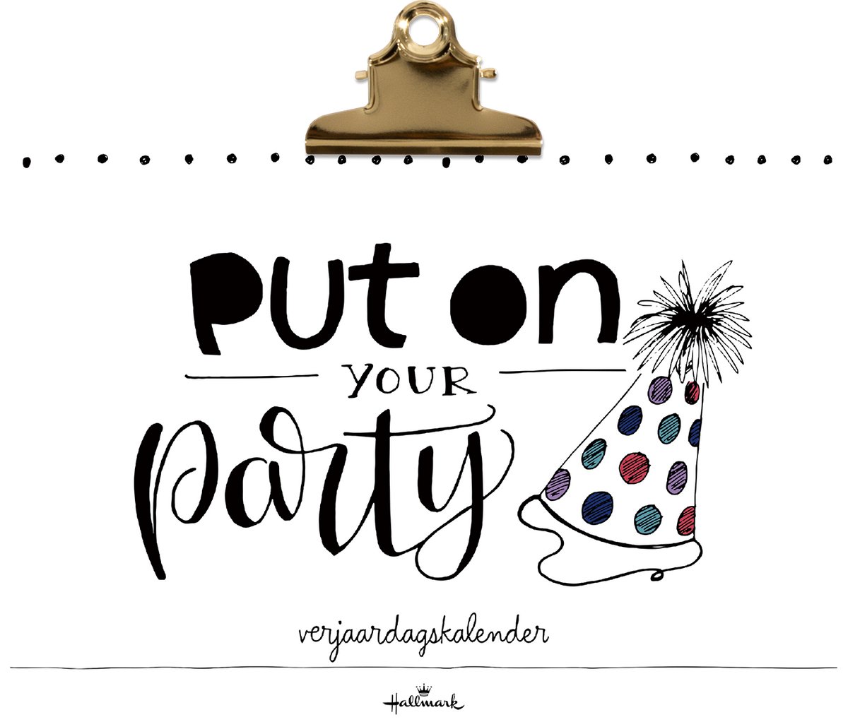 Hallmark - Verjaardagskalender - Handlettering Liggend
