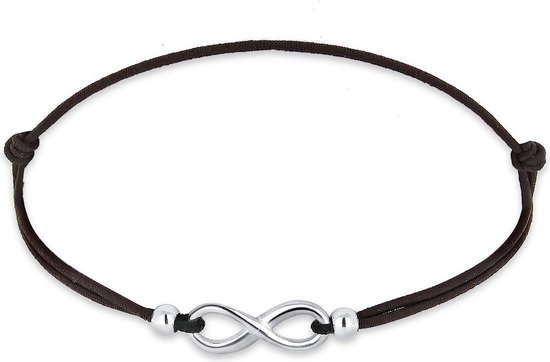 Elli Armbanden infinity trend symbool elastisch 925 zilver