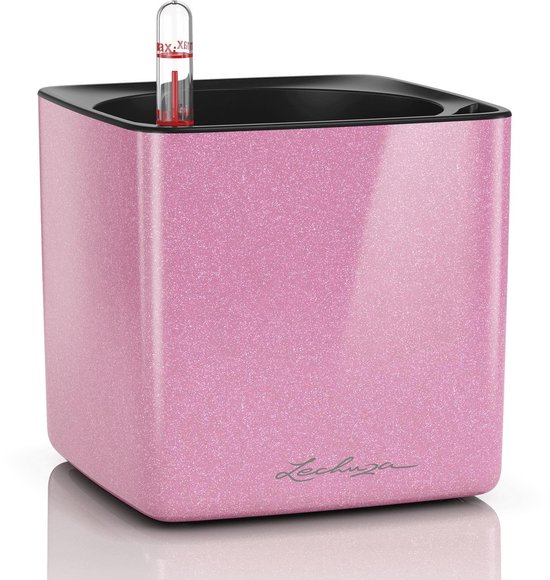 Lechuza Cube Color 14 plantenbak met aardirrigatiesysteem, wit Lechuza Cube Color 14 plantenbak met aardirrigatiesysteem, wit