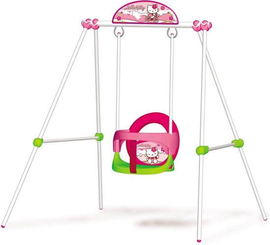 Wederzijds stuk reactie Smoby Baby Swing Hello Kitty - Metalen Babyschommel Hello Kitty | bol.com