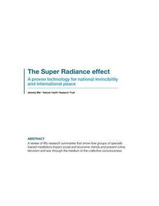 The Super Radiance effect - cover