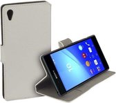 HC wit bookcase Telefoonhoesje voor de Sony Xperia Z3 Plus / Z4