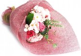Soap flowers pink (Boeket bloemen)