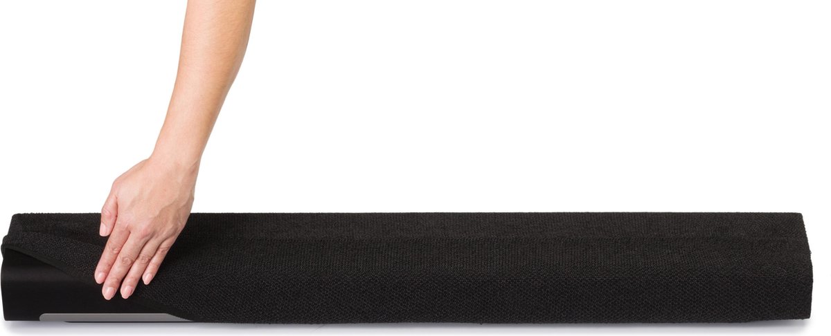 Soundskins – Luxe textielhoes / Luidsprekeraccessoire – Compatibel met Sonos Playbar - Grafietzwart